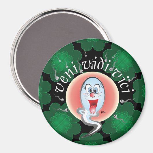 veni vedi vici aimant (Recto/Verso)