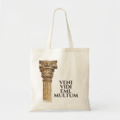 Veni Vidi Emi Funny Ancient Rome Latin Saying Tote Bag (Voorkant)
