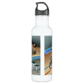 Veni, Vidi, Velo-fles voor drank Waterfles (Achterkant)