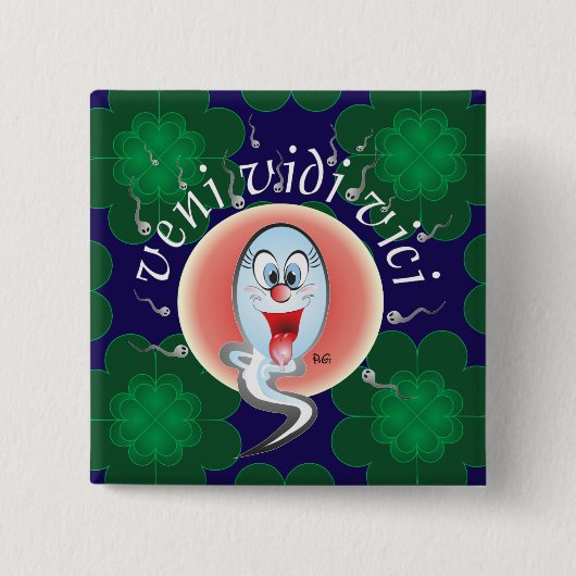 veni vidi vici Button (Voorkant)