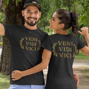 Veni Vidi Vici Funny Game Winner T-shirt