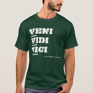 Veni Vidi Vici, Gaius, Julius, Caesar, -SFG Pro.. T-shirt