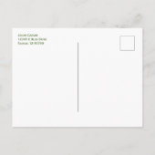 Veni Vidi Vici Green Briefkaart (Achterkant)