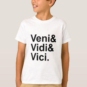 Veni Vidi Vici Ik kwam, ik zag, ik overwon Caesa T-shirt