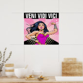Veni Vidi Vici - IK VEROORDEELD Poster (Keuken)