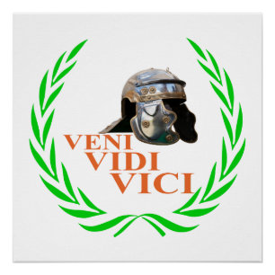 Veni Vidi Vici Perfect Poster