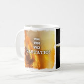Veni Vidi Vici Vastatio ! Tasse de café (Devant gauche)