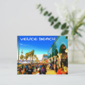 VENICE BEACH BOARDWALK BRIEFKAART (Staand voorkant)