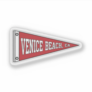 Venice Beach, CA pennant Sticker