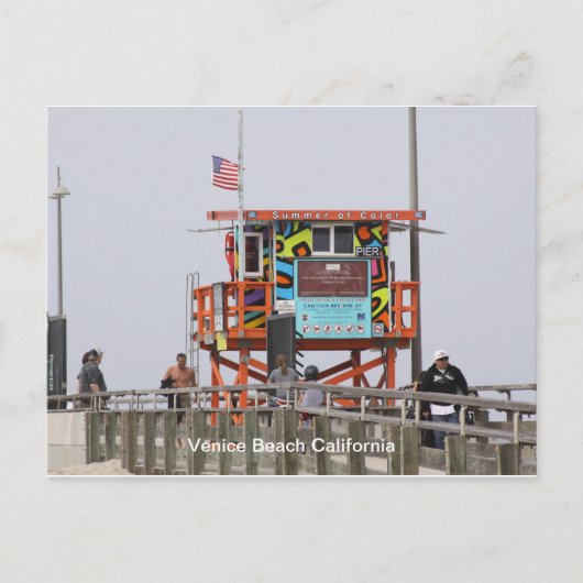 Venice Beach California Briefkaart (Voorkant)