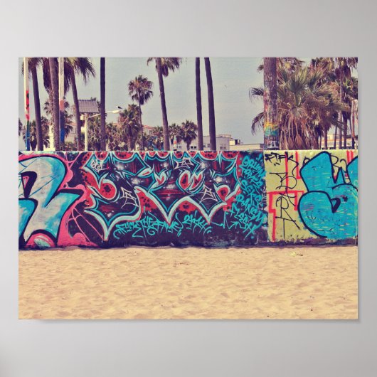Venice Beach California Poster (Voorkant)