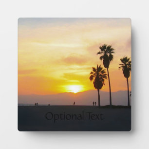 Venice Beach California Sunset Souvenir Fotoplaat