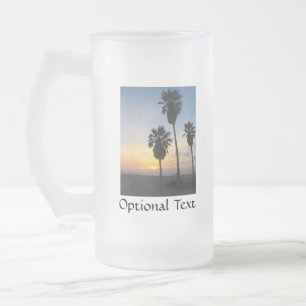 Venice Beach California Sunset Souvenir Matglas Bierpul