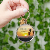 Venice Beach California Sunset Souvenir Sleutelhan Sleutelhanger (Hand)