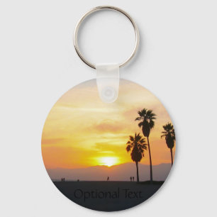 Venice Beach California Sunset Souvenir Sleutelhanger