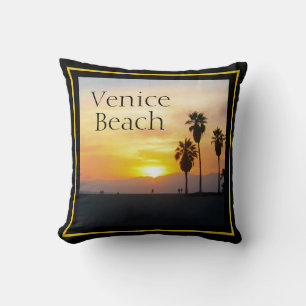 Venice Beach California Sunset Souvenir Throw Pill Kussen