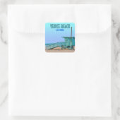 Venice Beach California  Vierkante Sticker (Tas)