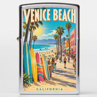 Venice Beach Californië Kleurrijke Surfplanken Pos