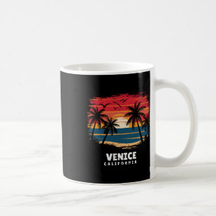 Venice Beach Californië Surfer Palmboom Souvenir Koffiemok