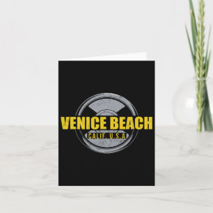Venice Beach Californië Verenigde Staten Gym Bodyb Kaart