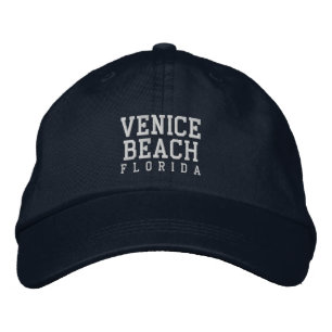 Venice Beach Florida geborduurde honkbalhoed Pet
