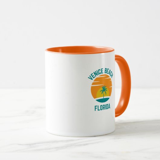 Venice Beach Floride Café Mug (Devant droit)