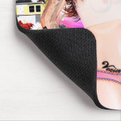 "Venice Beach Girl" Mousepad Muismat (Hoek)