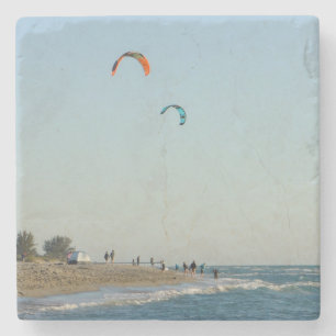 Venice Beach Kite Surfers Stenen Onderzetter