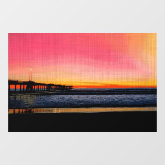 Venice Beach, Los Angeles, CA, USA H SS Raamsticker (Vel)