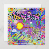 Venice Beach Nu Era T-shirt Kaart (Voorkant / Achterkant)