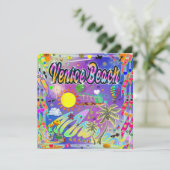 Venice Beach Nu Era T-shirt Kaart (Staand voorkant)