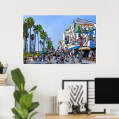 Venice Beach Promenade Poster (Thuiskantoor)