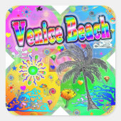 Venice Beach Quadro Seasons Sticker (Voorkant)