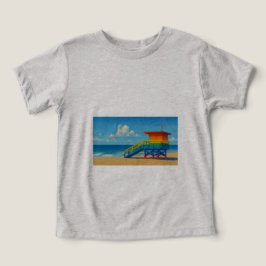 Venice Beach Rainbow Lifeguard Stand