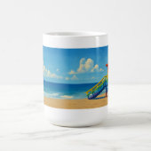 Venice Beach Rainbow Lifeguard Stand Magische Mok (Midden)