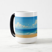 Venice Beach Rainbow Lifeguard Stand Magische Mok (Voorkant links)