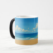 Venice Beach Rainbow Lifeguard Stand Magische Mok (Voorkant links)