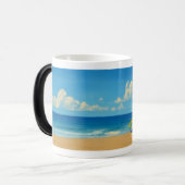 Venice Beach Rainbow Lifeguard Stand Magische Mok (Voorkant links)