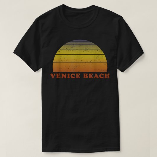 Venice Beach Retro Vintage T Shirt 70s Throwback S (Design voorkant)