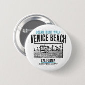 Venice Beach Ronde Button 5,7 Cm (Voorkant /achterkant)