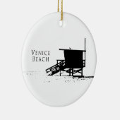 Venice Beach Silhouette Ornament (Rechts)