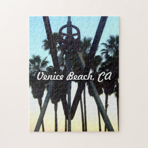 Venice Beach Sky Los Angeles California Foto Legpuzzel