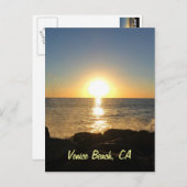 Venice Beach Sunset Briefkaart (Voorkant / Achterkant)