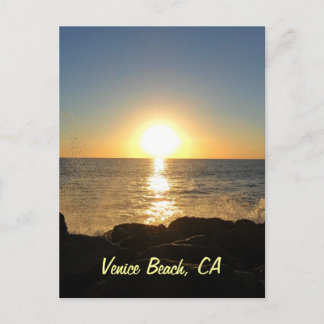 Venice Beach Sunset Briefkaart