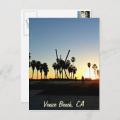 Venice Beach Sunset Briefkaart (Voorkant / Achterkant)