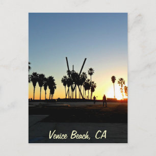 Venice Beach Sunset Briefkaart