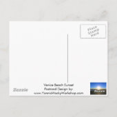 Venice Beach Sunset Briefkaart (Achterkant)