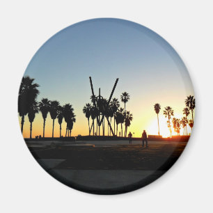 Venice Beach Sunset Magneet