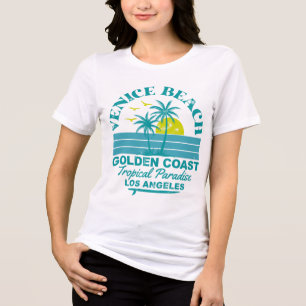 Venice Beach Sunset - Tropisch paradijs Tri-Blend Shirt