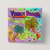 Venice Beach Vacation Target Button (Voorkant)